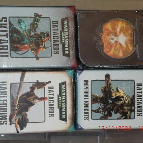 Warhammer 40K 40000 DataCards