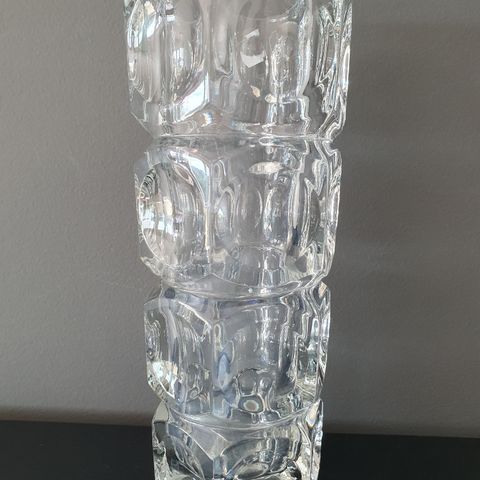 Glassvase modernist stil Tsjekkia