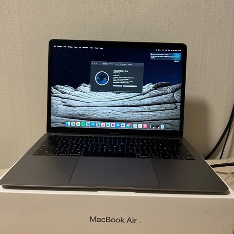 Macbook air 13,3 (late 2018)