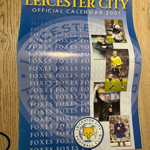 Leicester-kalender fra 2001