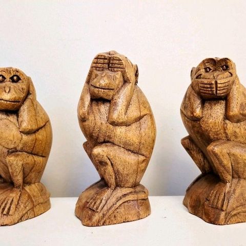 The 3 wise monkeys i tre