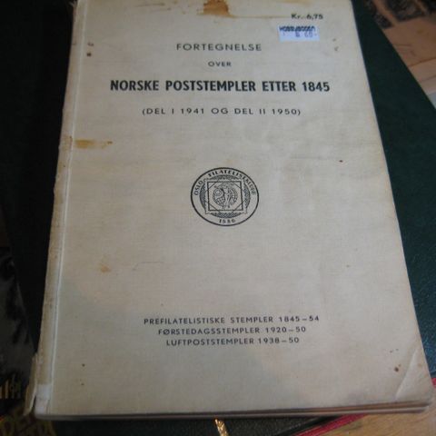 Fortegnelse over Norske Poststemler etter 1945