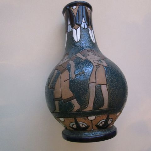 Amphora Jugent vase fra Bøhmen 1898-1904