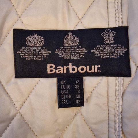 BARBOUR INTERNATIONAL vår/høst lett jakke