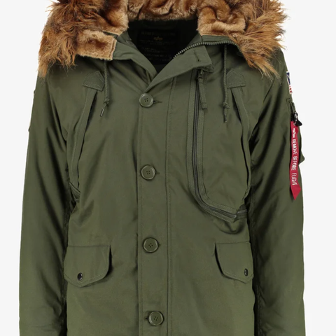 SOM NY! Alpha Industries - Parka vinterjakke selges!