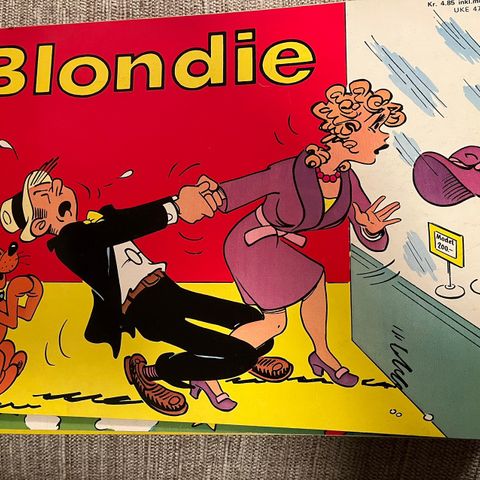 Julehefter: 11 stk BLONDIE, 1973-1988, fn