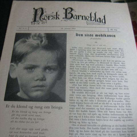 Norsk Barneblad nr 3-4-  1953