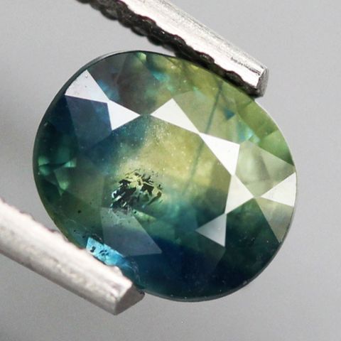 1,08 CT Blå Gul Safir fra Australia \ Blue Yellow Sapphire from Australia