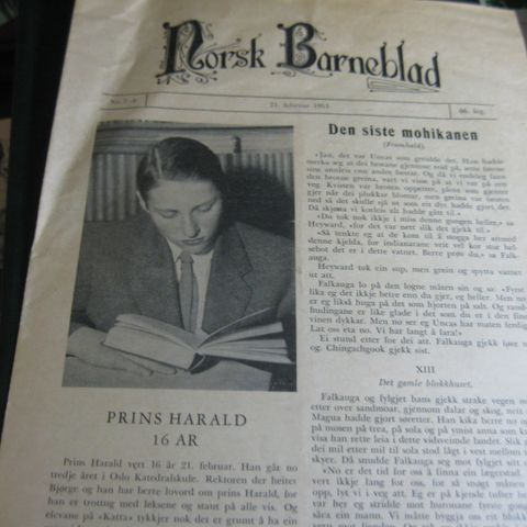 Norsk Barneblad nr 7-8  1953