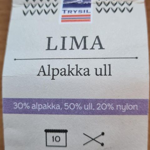 LIMA Alpakka Ull farge 904 - kvit ( eventuelt parti 008)