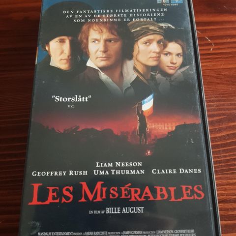 Les Miserables vhs