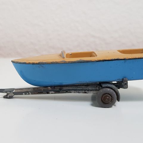 Meteor Sports Boat & Trailer. Matchbox Lesney No. 48a. Made in England 1958-1961