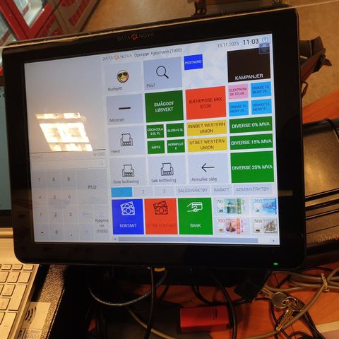 Kassesystem / kassaapparat Datanova