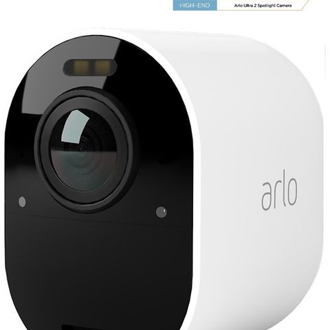 Arlo Ultra 2 - 4K HDR Video - kamera med spotlight og sirene 2,4 / 5GHz