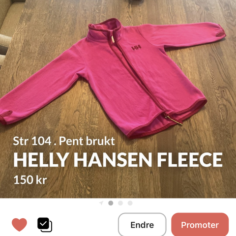 Helly Hansen fleece jakke