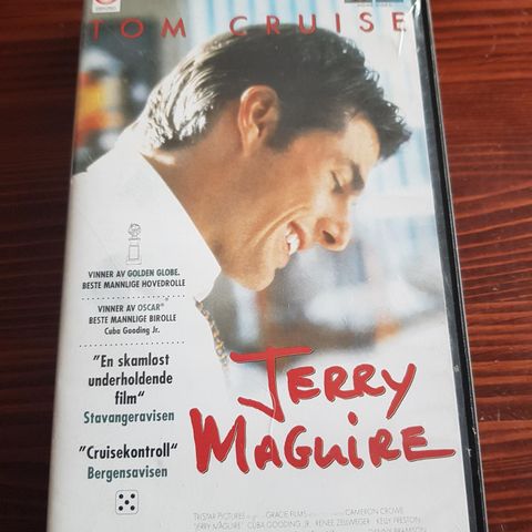 Jerry Maguire med Tom Cruise vhs
