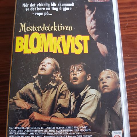 Mesterdetektiven Blomkvist vhs