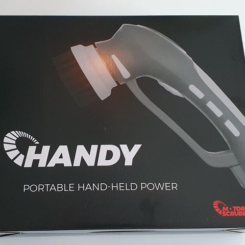 Handy portable hand-held power. Håndholdt motorskrubber.