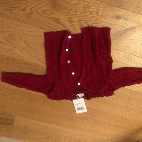 Nydelig ny m/lapp Hust&Claire cardigan str 74