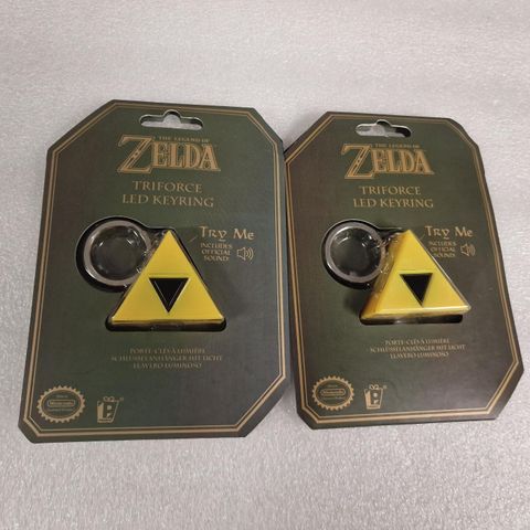 Zelda Triforce Led Nøkkelring