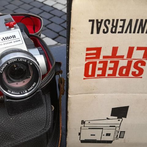 2 Canon retro filmkamera