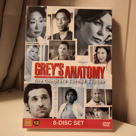 Grey's Anatomy sesong 2, komplett, NY!  uåpnet