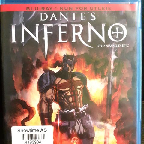 Dante's Inferno: An Animated Epic, norsk tekst