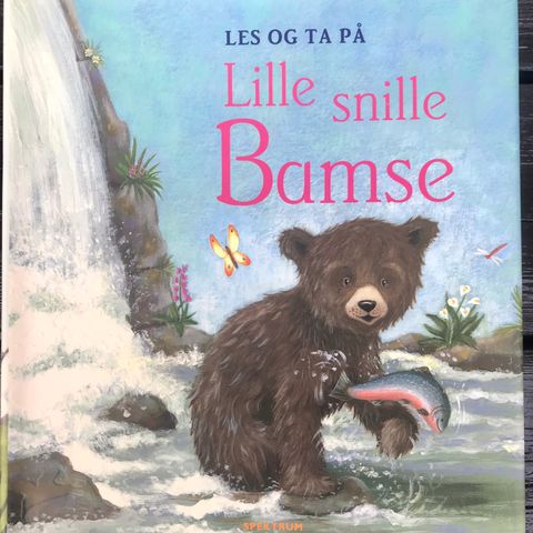 Barnebok - Les og ta på Lille snille Bamse