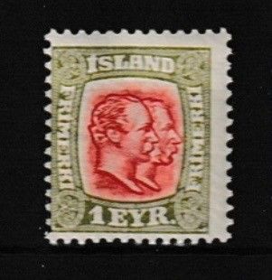 Island 1907 - To konger - postfrisk   (IS-52)