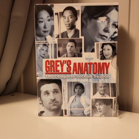 Grey's Anatomy sesong 2, komplett, ikke brukt