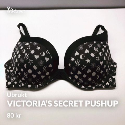 Victoria’s Secret Str 34D/75D, ubrukt pga feil str