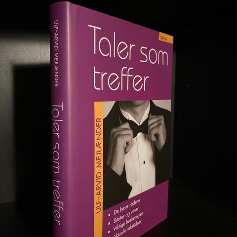 📚BORGE ANTIKVARIAT: «Taler som treffer»