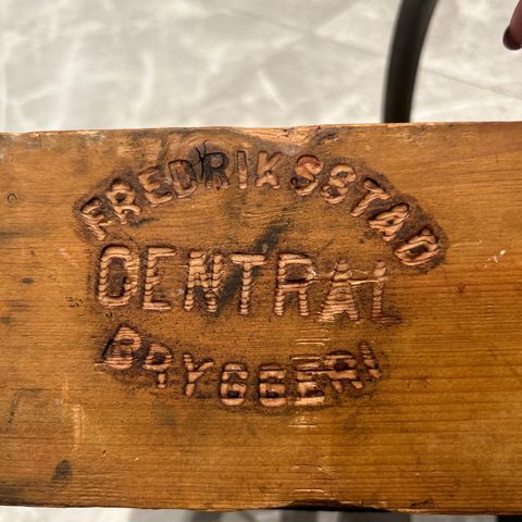 Øl kasse fra Fredrikstad bryggeri