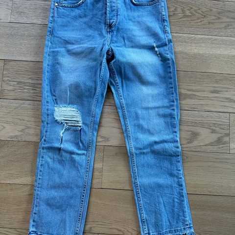 Mango jeans med rette ben str 40