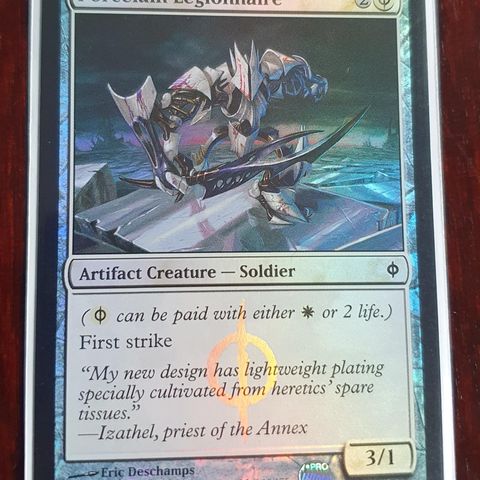 Magic the gathering kort. Porcelain Legionnaire FOIL