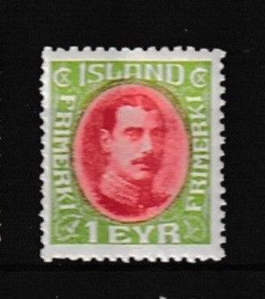 Island 1920 - Chr. X postfrisk   (IS-53)