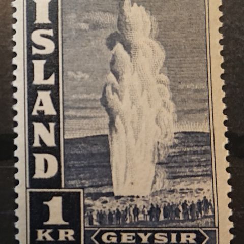 ISLAND: 1945, Geysir, AFA 240* / Is139  v