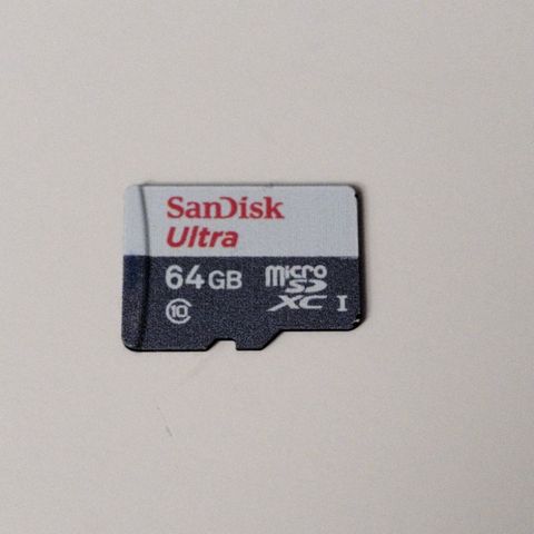 Minnekort SD card 64GB