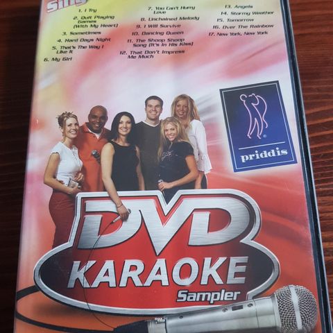 Karaoke dvd sampler