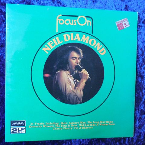 NEIL DIAMOND - FOCUS ON - DOBBELT SAMLEALBUM 60/70 TALLET - JOHNNYROCK