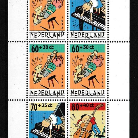 Nederland 1992 - Barnefrimerker  - postfriskt miniark (NL-43)