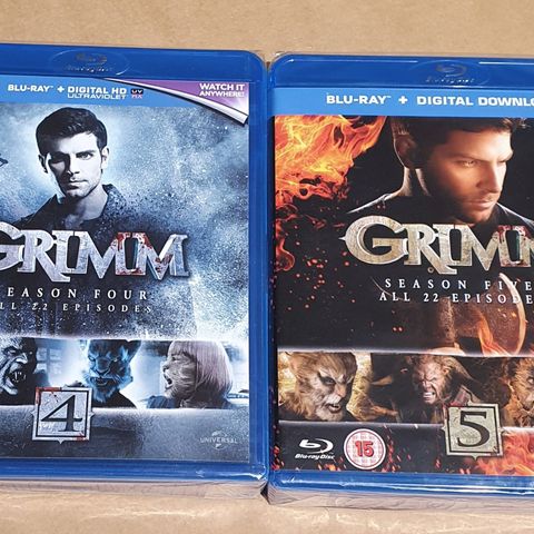 Grimm - Season 4 + 5 - Bluray - Forseglet