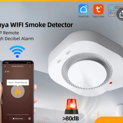 Smoke Detector Sensor Alarm