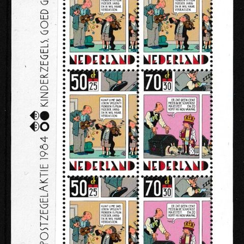 Nederland  1984 - Barnefrimerker - postfriskt miniark   (NL-33)