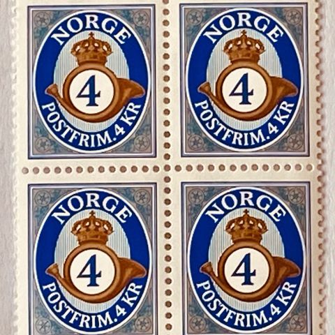 Norge 2010  Posthorn Kronemerker Offset IV   NK 1773    4-blokk  Postfrisk