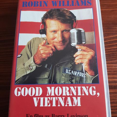 Good Morning Vietnam med RobinWillams vhs