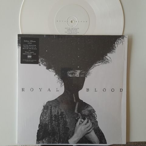 Royal blood - Royal blood  LP Hvit vinyl. Alternative rock fra UK.Kun 800 eks.