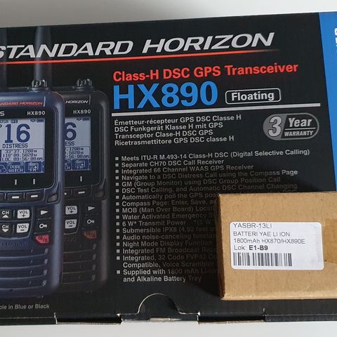 Standard Horizon HX890E håndholdt (VHF)