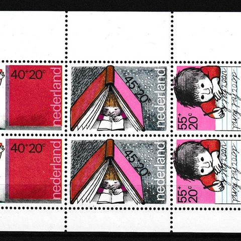 Nederland 1978 - Barnefrimerker - postfriskt miniark (NL-27)