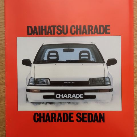 BROSJYRE DAIHATSU CHARADE